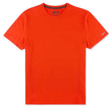 Musto Evolución Bloqueador Solar De Manga Corta De La Camiseta - Anaranjado Del Fuego Musto Evolución Bloqueador Solar De Manga Corta De La Camiseta - Anaranjado Del Fuego