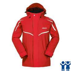 Musto Júnior Br1 Bajura Jacket - Rojo / Blanco