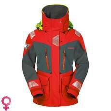 Chaqueta Para Mujer Musto Br2 Marino - Rojo / Gris Oscuro