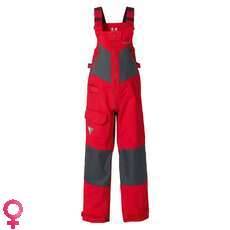 Musto Mujeres Br2 Offshore Pantalones - Rojo / Gris Oscuro