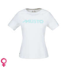 Musto Womens Uv Esencial De Secado Rápido Camiseta - Blanco