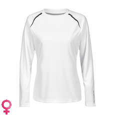 Musto Manga Para Mujer Evolución Dinámica Camiseta Larga - Blanco