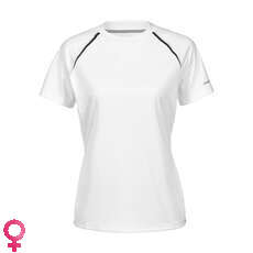 Musto Manga Para Mujer Evolución Dinámica Corta Camiseta - Blanco