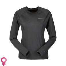 Manga Musto Mujeres Evolución Merino Larga T-Shirt - Carbon