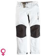 Musto Mujeres Evolución Rendimiento Pantalones Uv - Blanco Pierna Regular