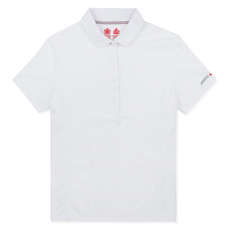 Musto Manga Para Mujer Evolución Bloqueador Solar Corto Polo - Blanco Musto Manga Para Mujer Evolución Bloqueador Solar Corto Polo - Blanco