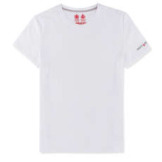 Musto Manga Para Mujer Evolución Bloqueador Solar Corta Camiseta - Blanco Musto Manga Para Mujer Evolución Bloqueador Solar Corta Camiseta - Blanco