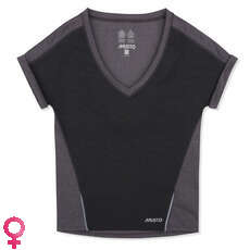 Musto Para Mujer Representativas De Manga Corta De La Camiseta - Negro