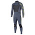Mystic Negro Estrella 5/4 Backzip Kitesurf Traje 2014 - Gris
