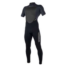 Mystic Brand - Traje Corto Para Pantalón Corto Shortlock Con Cremallera Plana De 3/2 Mm - Negro