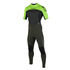 Mystic Brand - Traje Corto Para Pantalón Corto Con Cremallera Plana De 3/2 Mm - Verde Azulado