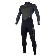 Traje Húmedo Mystic Brand 3 / 2Mm Back-Zip Flatlock - Negro