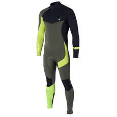 Mystic Crossfire 5/4 Backzip Kitesurf Traje 2014 - Ej?rcito