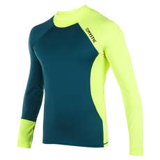 Mystic Crossfire Rash Vest Manga Larga - Lima
