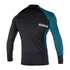 Mystic Crossfire Longsleeve Rash Vest - Verde Azulado