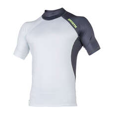 Mystic Crossfire Shortsleeve Rash Vest - Gris