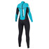 Diva M?stica 5/4 Volver Cremallera Para Mujer Traje De Kitesurf 2014 - Menta