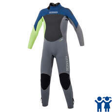 Traje De Neopreno Trasero Mystic Junior Star 5 / 4Mm - Azul Marino Traje De Neopreno Trasero Mystic Junior Star 5 / 4Mm - Azul Marino