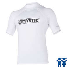 Mystic Juniors Star Rashvest De Manga Corta - Blanco