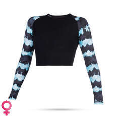 Mystic Para Mujer De Manga Larga Deslumbrado Croptop - Menta Mystic Para Mujer De Manga Larga Deslumbrado Croptop - Menta