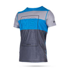 Mystic Kitesurf Drip Manga Corta Quickdry Top - Azul Mystic Kitesurf Drip Manga Corta Quickdry Top - Azul
