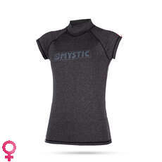 Mystic Para Mujer De La Estrella De Manga Corta Erupción Chaleco - Negro Mystic Para Mujer De La Estrella De Manga Corta Erupción Chaleco - Negro