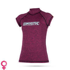 Mystic Para Mujer De La Estrella De Manga Corta Erupción Chaleco - Rosa