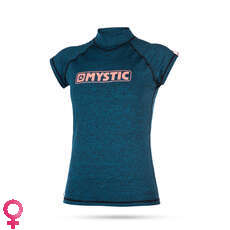 Mystic Para Mujer De La Estrella De Manga Corta Erupción Chaleco - Teal