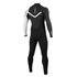 Mystic Len10 Majestic 3 / 2Mm Traje De Baño Sin Cremallera - Negro / Blanco
