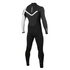 Mystic Len10 Majestuoso 5/3 Mm Traje De Buceo Sin Cremallera - Negro / Blanco