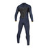 Traje De Neopreno Completo Mystic Majestic 4 / 3Mm Con Cremallera Trasera - Azul Marino