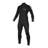 Traje De Neopreno Completo Mystic Majestic 4 / 3Mm Con Cremallera Frontal - Negro