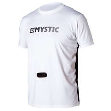 Mystic Majestic Loosefit Kitesurf Ss Camisa De Lycra 2014 - Blanco Mystic Majestic Loosefit Kitesurf Ss Camisa De Lycra 2014 - Blanco