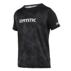 Mystic Majestic De Manga Corta Loosefit Rash Vest - Negro