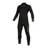 Traje De Neopreno Completo Mystic Marshall 5 / 3Mm Con Cremallera Trasera - Negro / Menta