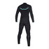 Traje De Neopreno Completo Mystic Marshall 5 / 3Mm Con Cremallera Frontal - Negro / Menta