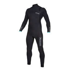 Traje De Neopreno Completo Mystic Marshall 5 / 3Mm Con Cremallera Frontal - Negro / Menta