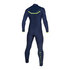 Traje De Neopreno Completo Mystic Marshall 5 / 3Mm Con Cremallera Frontal - Azul Marino / Lima