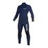 Traje De Neopreno Completo Mystic Marshall 5 / 3Mm Con Cremallera Frontal - Azul Marino / Lima