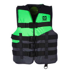Mystic Rental Front-Zip Wake Impact Floatation Vest - Negro
