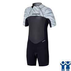 Mystic Estrella 3/2 Volver Junior-Zip Flatlock Chapo - Zebra