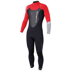 Mystic Estrellas 3/2 Gbs Kitesurf Trajes De Neopreno 2014 - Negro / Rojo