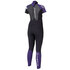 Mystic Para Mujer De La Estrella 3/2 Shortarm Kitesurf Traje 2014 - Blk / Pur