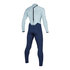 Traje De Neopreno Completo Mystic Star 5 / 3Mm Con Cremallera Trasera - Azul Marino / Gris