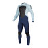 Traje De Neopreno Completo Mystic Star 5 / 3Mm Con Cremallera Trasera - Azul Marino / Gris