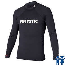 Mystic Estrella Juvenil De Manga Larga Camisa De Lycra - Negro Mystic Estrella Juvenil De Manga Larga Camisa De Lycra - Negro