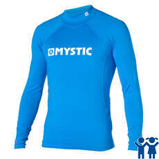 Mystic Estrella Juvenil De Manga Larga Camisa De Lycra - Azul