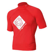 Mystic Estrella Kitesurf Ss Camisa De Lycra 2014 - Rojo