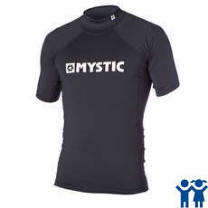 Mystic Estrella Juvenil De Manga Corta Camisa De Lycra - Negro