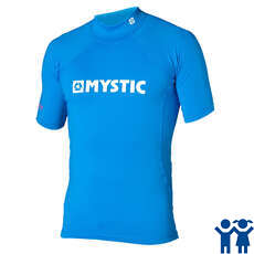 Mystic Estrella Juvenil De Manga Corta Camisa De Lycra - Azul